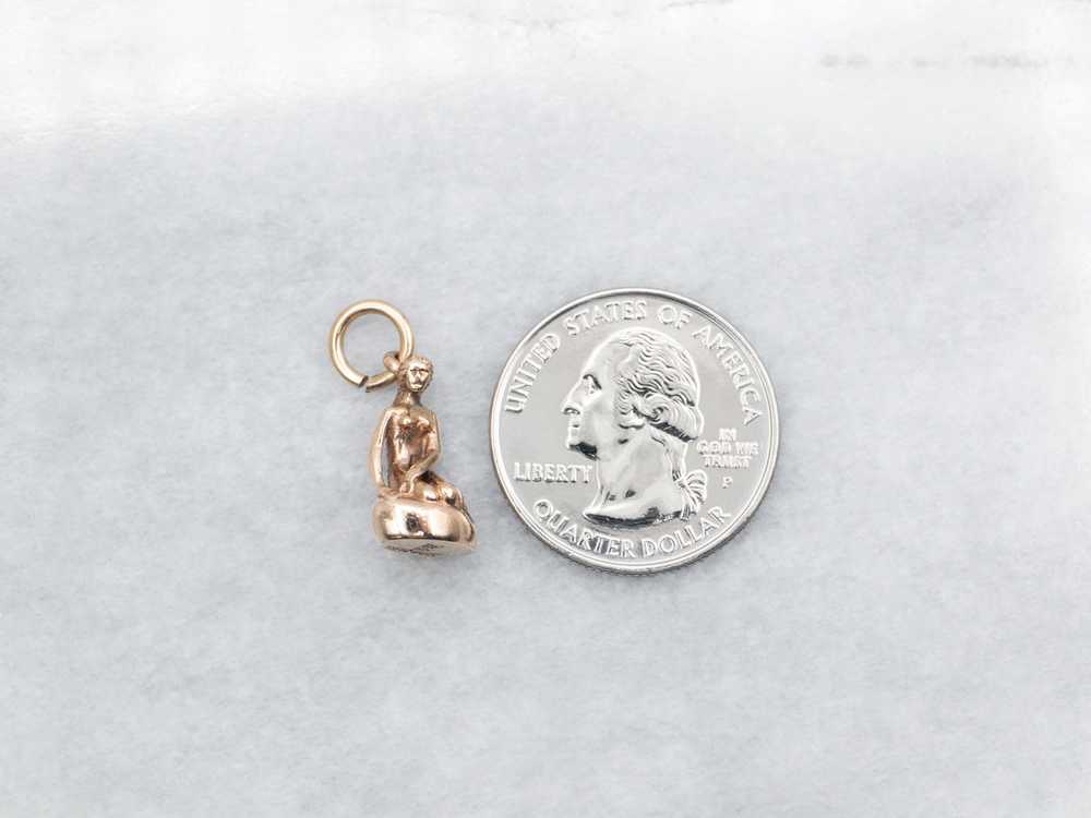 Gold Sitting Figure Charm - image 3