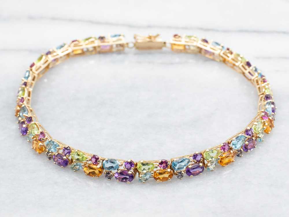 Rainbow Semi-Precious Tutti Frutti bracelet - image 1