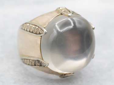 Bold Vintage Moonstone Ring - image 1