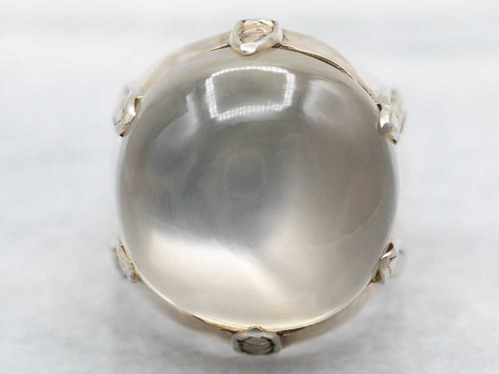 Bold Vintage Moonstone Ring - image 2