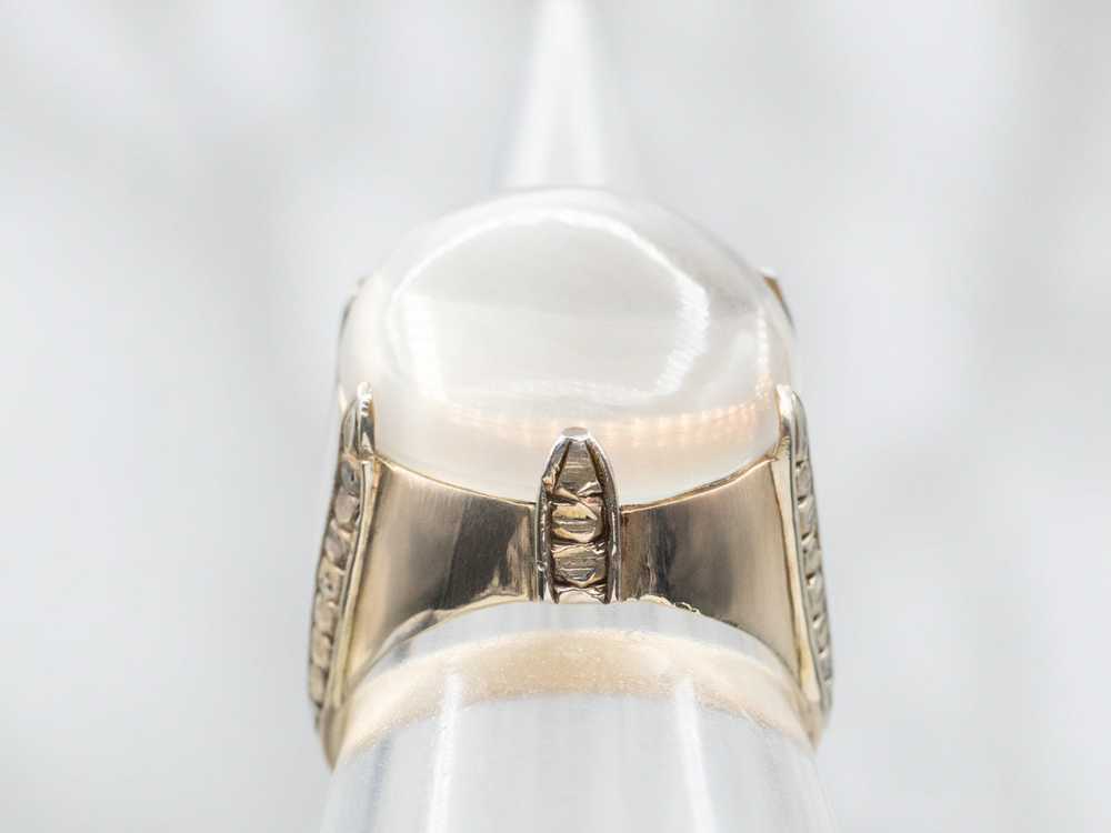 Bold Vintage Moonstone Ring - image 3