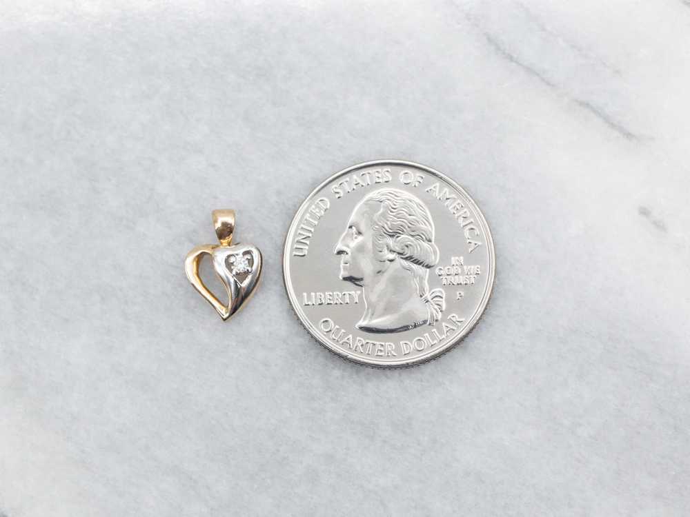 Diamond Heart Pendant - image 3