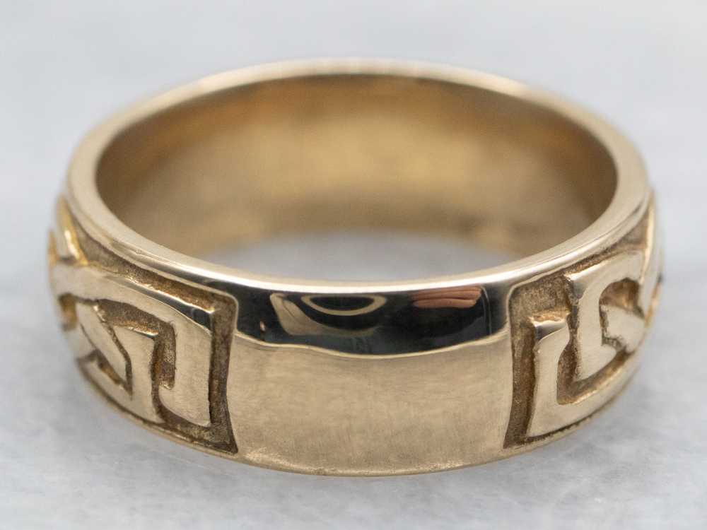 Gold Celtic Knot Wedding Band - image 2