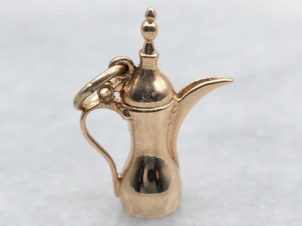 Yellow Gold Pitcher Charm - image 1