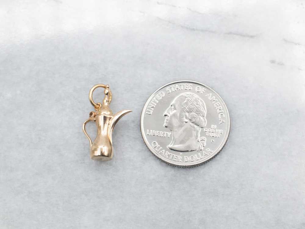 Yellow Gold Pitcher Charm - image 3