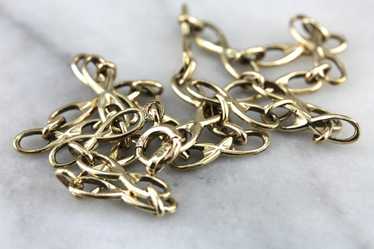 I Love You to Infinity: Vintage Gold Link Necklace - image 1