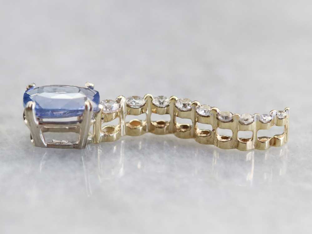 Sapphire and Diamond Pendant - image 3