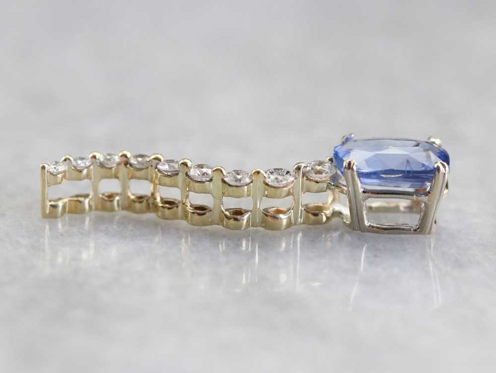 Sapphire and Diamond Pendant - image 4