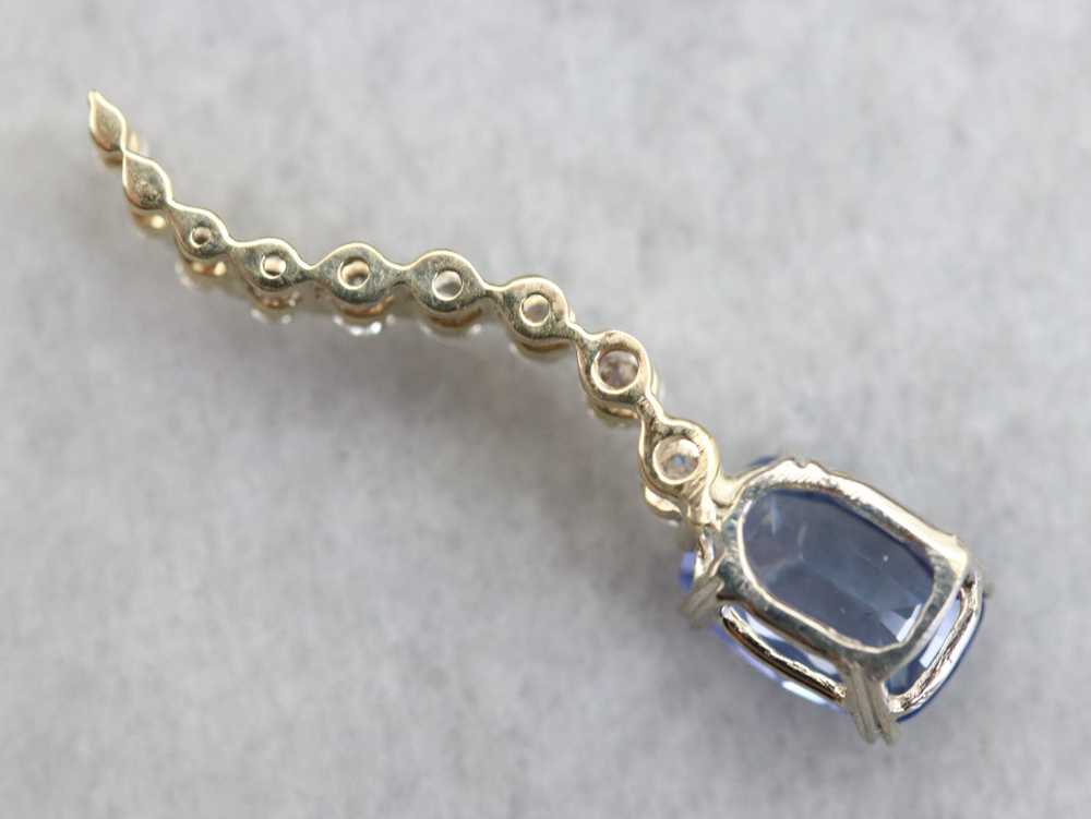 Sapphire and Diamond Pendant - image 5