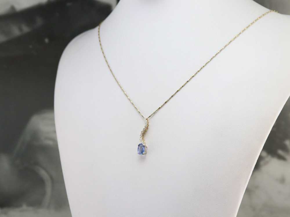 Sapphire and Diamond Pendant - image 8