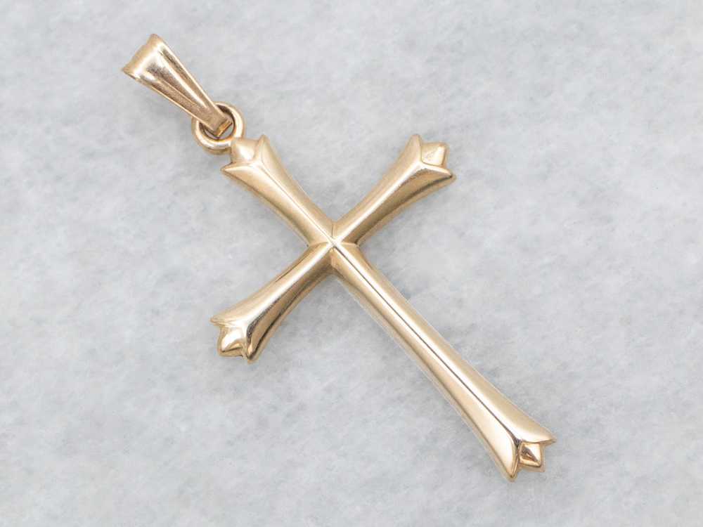 Dainty Cross Pendant - image 1