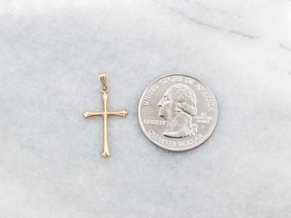 Dainty Cross Pendant - image 3