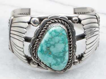 ❗️CLEARANCE❗️sterling silver mens vintage eunice j tso retailer chunky turquoise ring