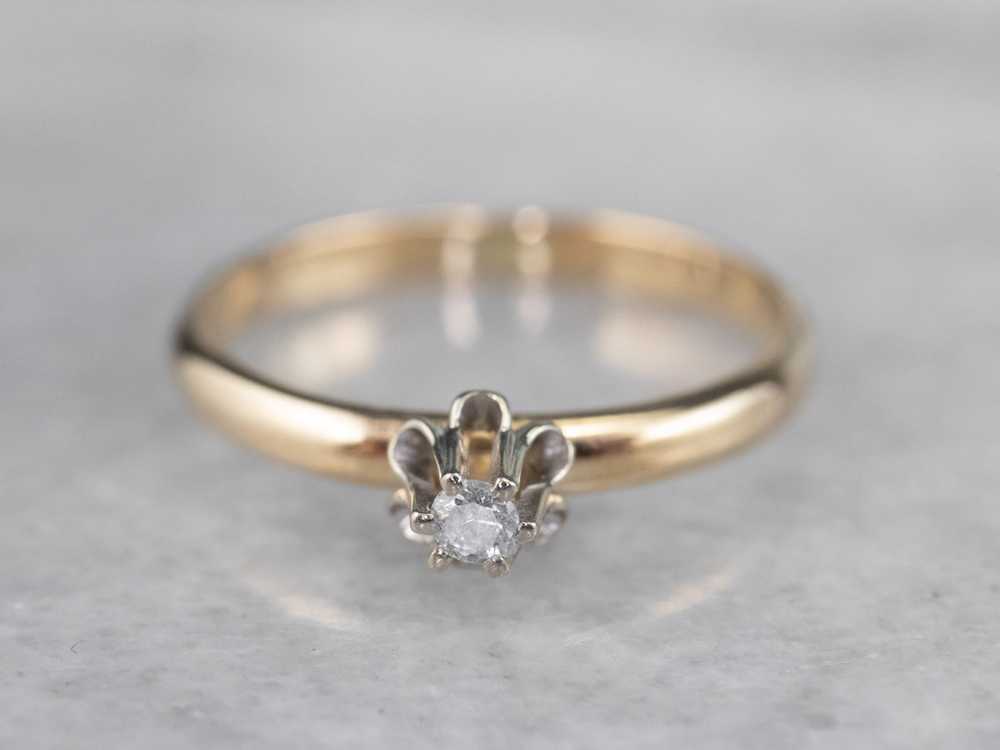 Buttercup Diamond Solitaire Engagement Ring - image 2
