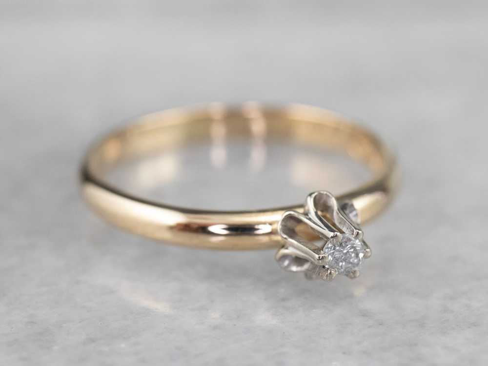 Buttercup Diamond Solitaire Engagement Ring - image 3