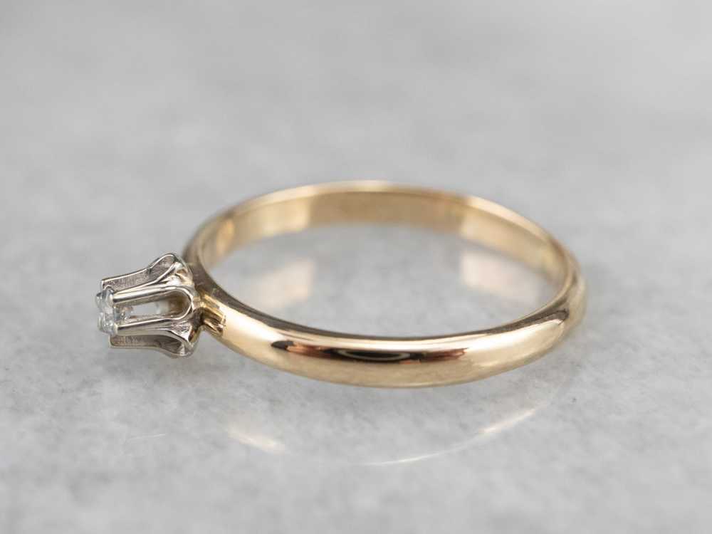 Buttercup Diamond Solitaire Engagement Ring - image 4