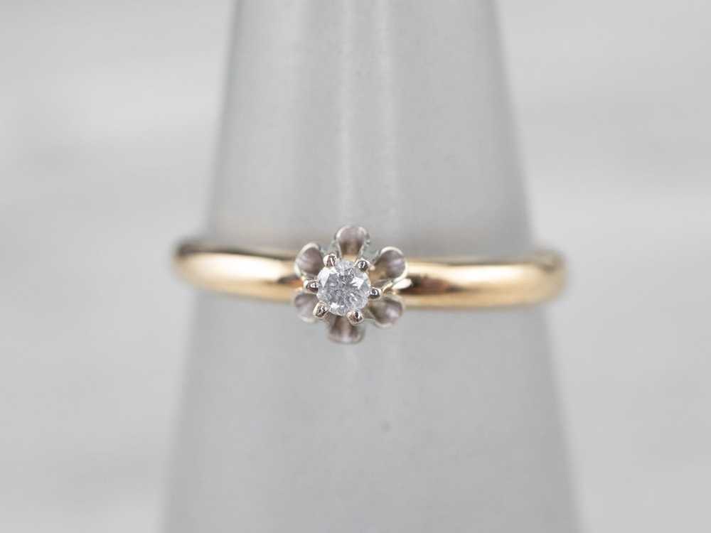Buttercup Diamond Solitaire Engagement Ring - image 7