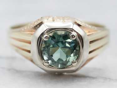 Men's Retro Tourmaline Ring - image 1