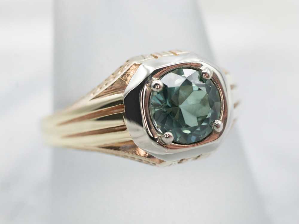 Men's Retro Tourmaline Ring - image 3