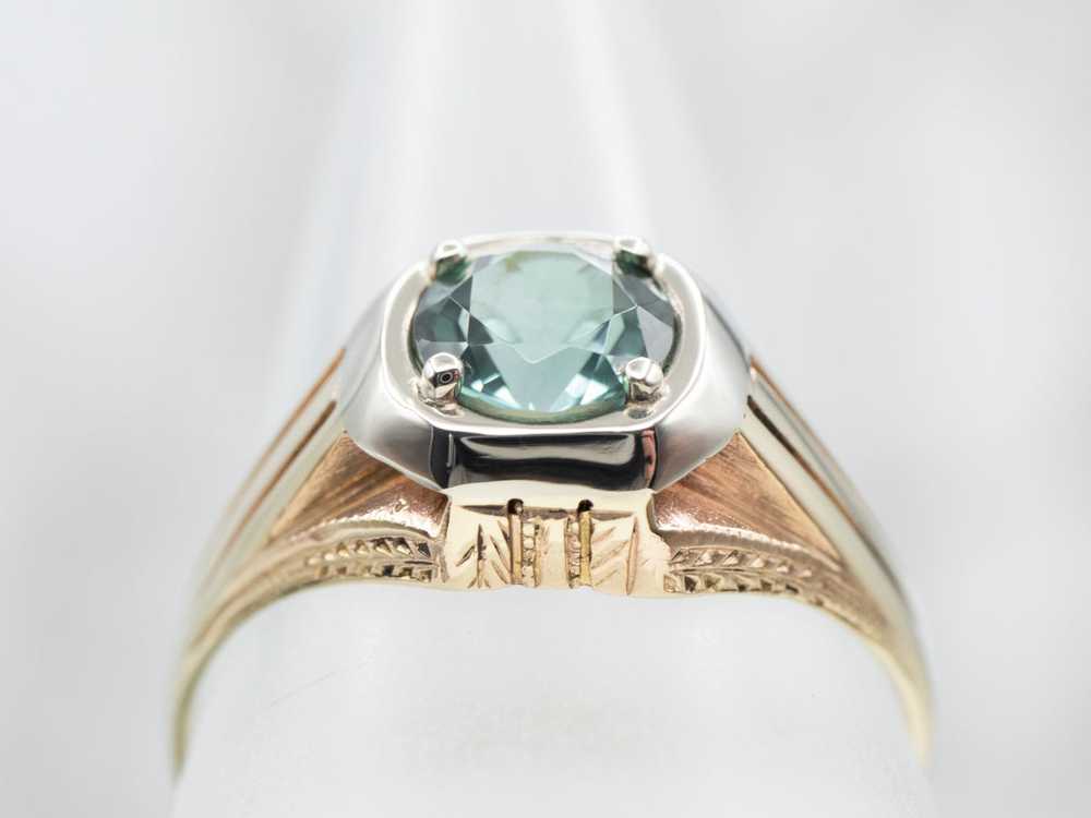 Men's Retro Tourmaline Ring - image 4