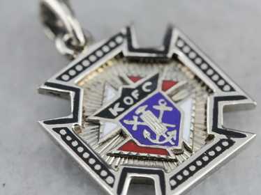 Knights of Columbus Fraternal Pendant - image 1