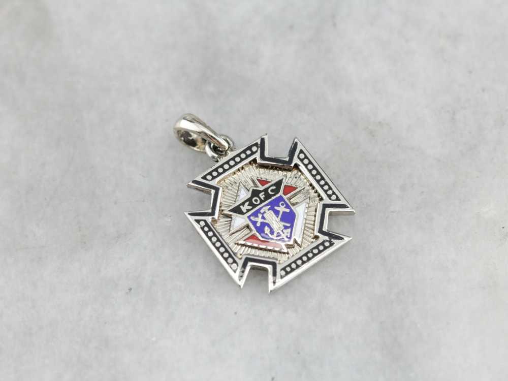 Knights of Columbus Fraternal Pendant - image 2