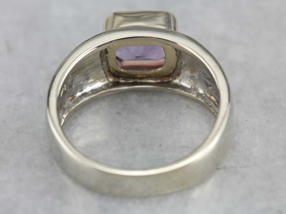 Men's Amethyst Statement Ring - image 3