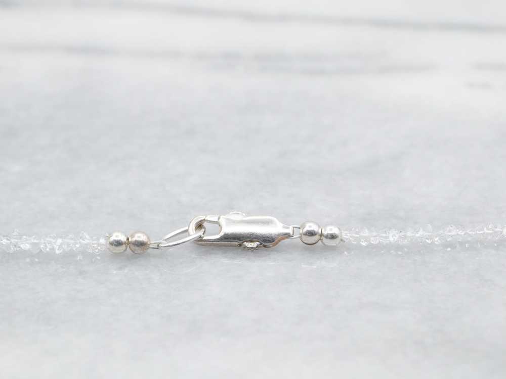 Sterling Silver Herkimer Diamond Quartz Strand Ne… - image 2