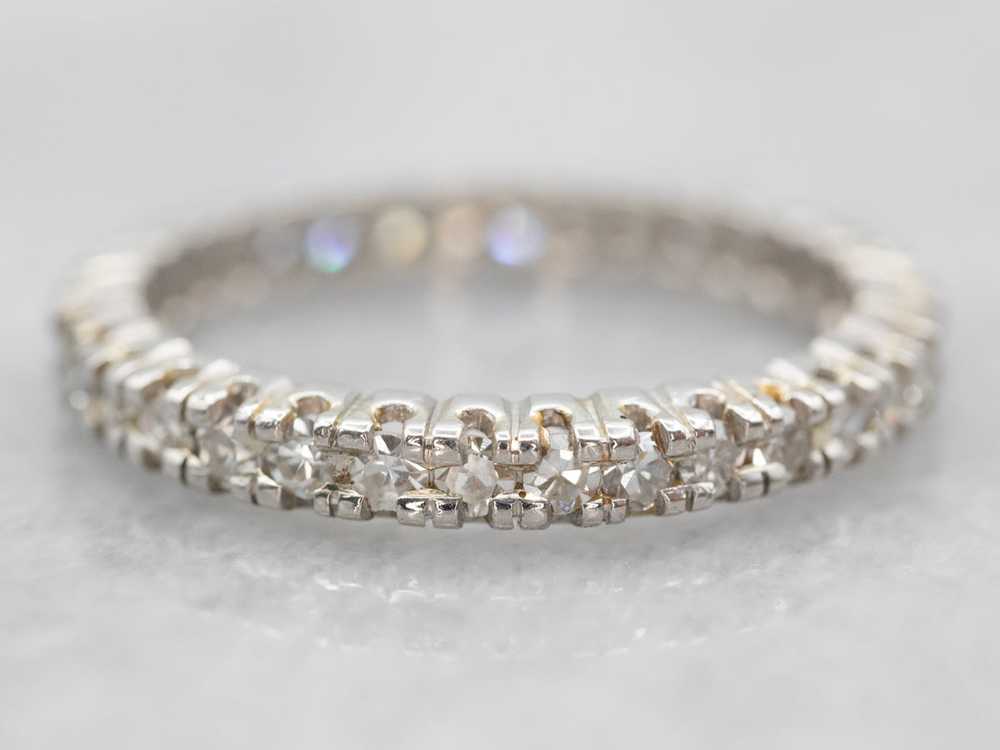 Platinum Diamond Eternity Band - image 1