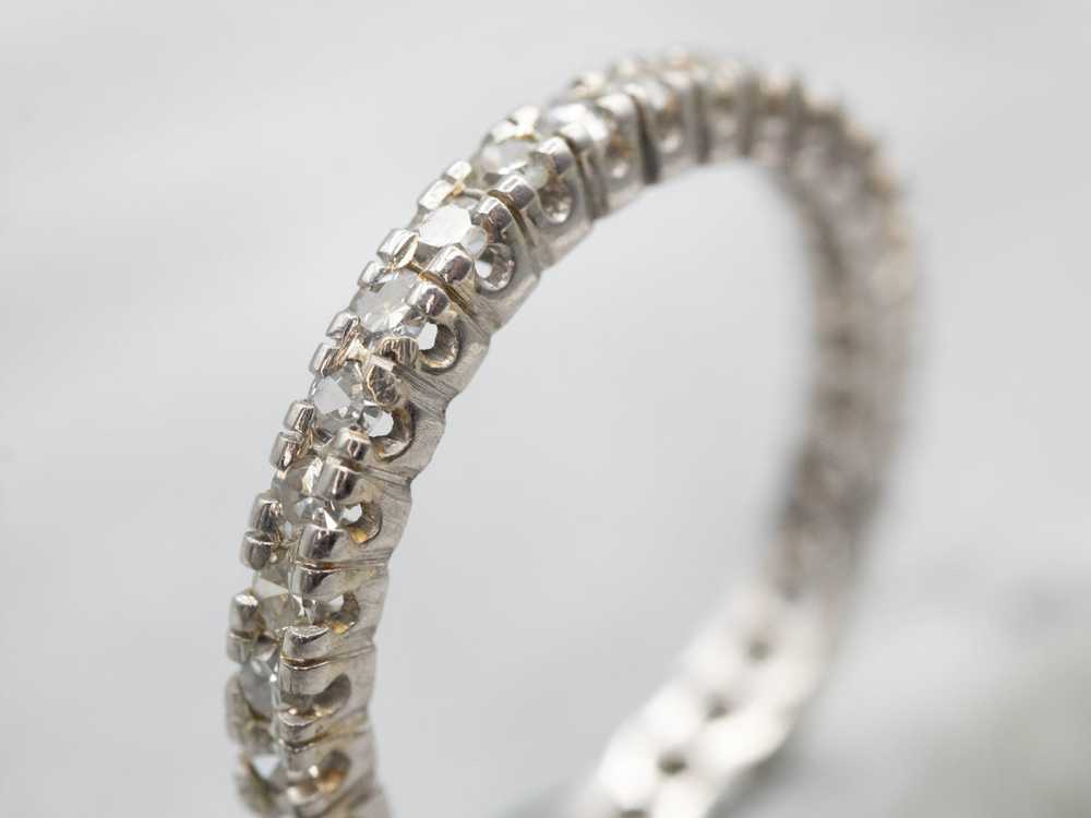 Platinum Diamond Eternity Band - image 2