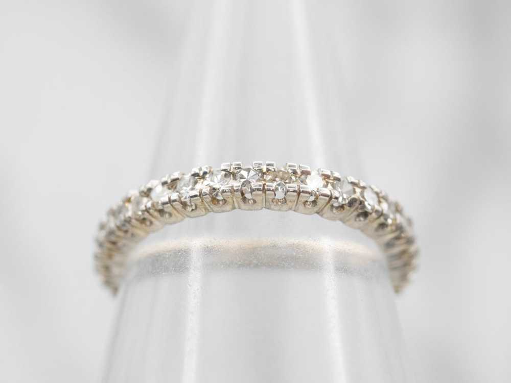 Platinum Diamond Eternity Band - image 4