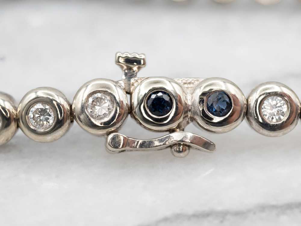 Twinkling Sapphire and Diamond Bracelet - image 2