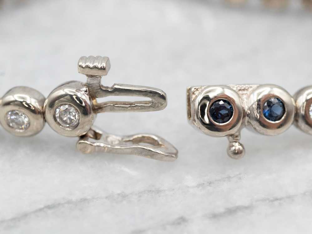 Twinkling Sapphire and Diamond Bracelet - image 4