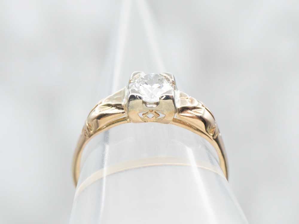 Antique 1930's Diamond Engagement Ring - image 3