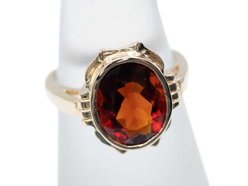 The Citrine Peggy Ring - image 3