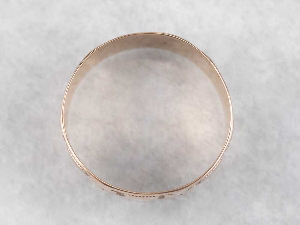 Victorian Rose Gold Cigar Band - image 3