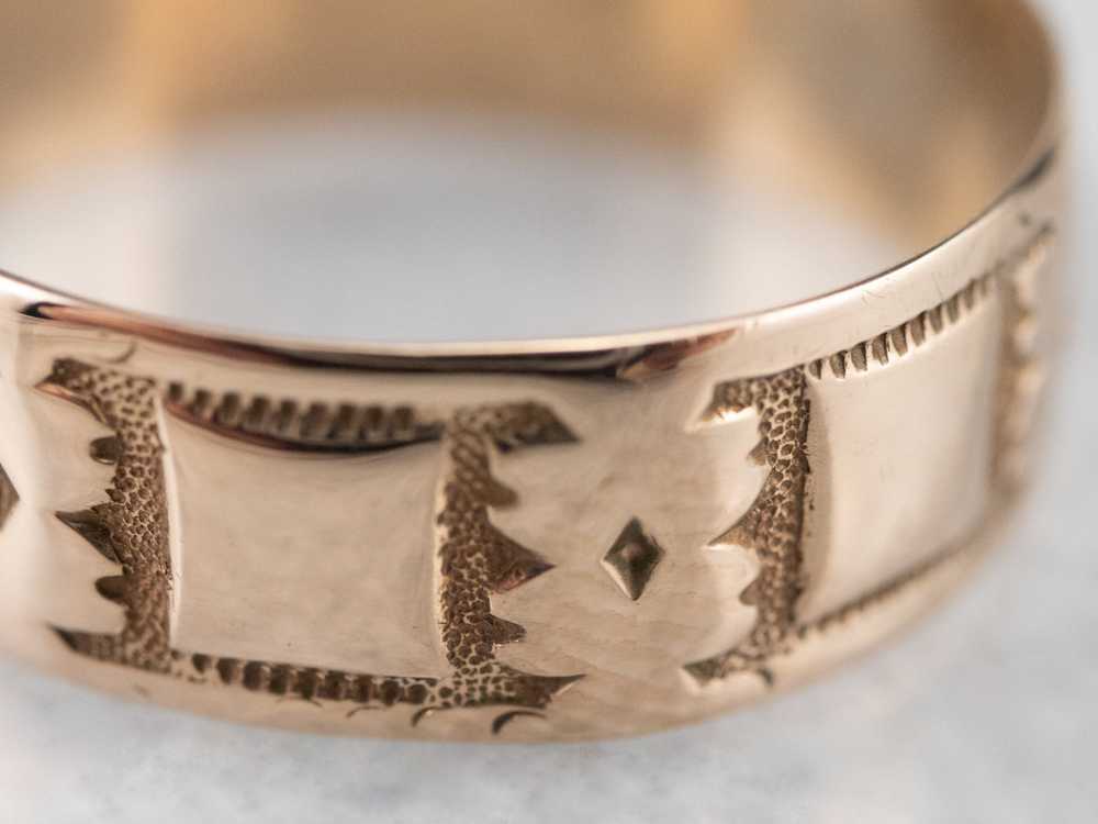 Victorian Rose Gold Cigar Band - image 4