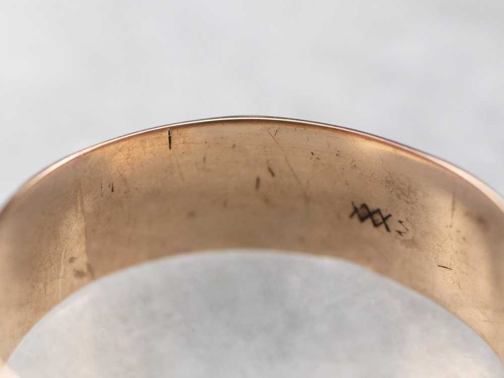 Victorian Rose Gold Cigar Band - image 6