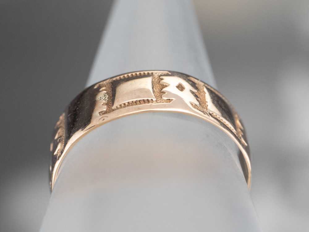 Victorian Rose Gold Cigar Band - image 8