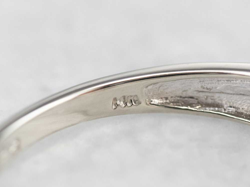 Twisting Diamond White Gold Band - image 6