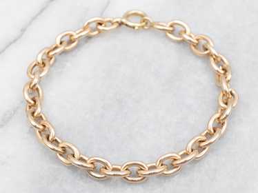 Chunky Gold Cable Chain Link Bracelet - image 1