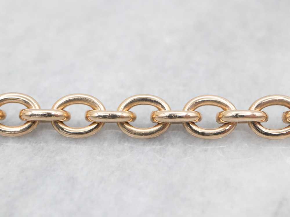 Chunky Gold Cable Chain Link Bracelet - image 3