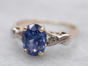 Sparkling Sapphire Engagement Ring - image 1