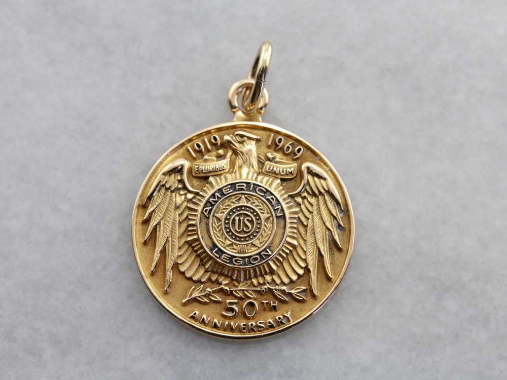 50th Anniversary American Legion Medallion, Circa… - image 1