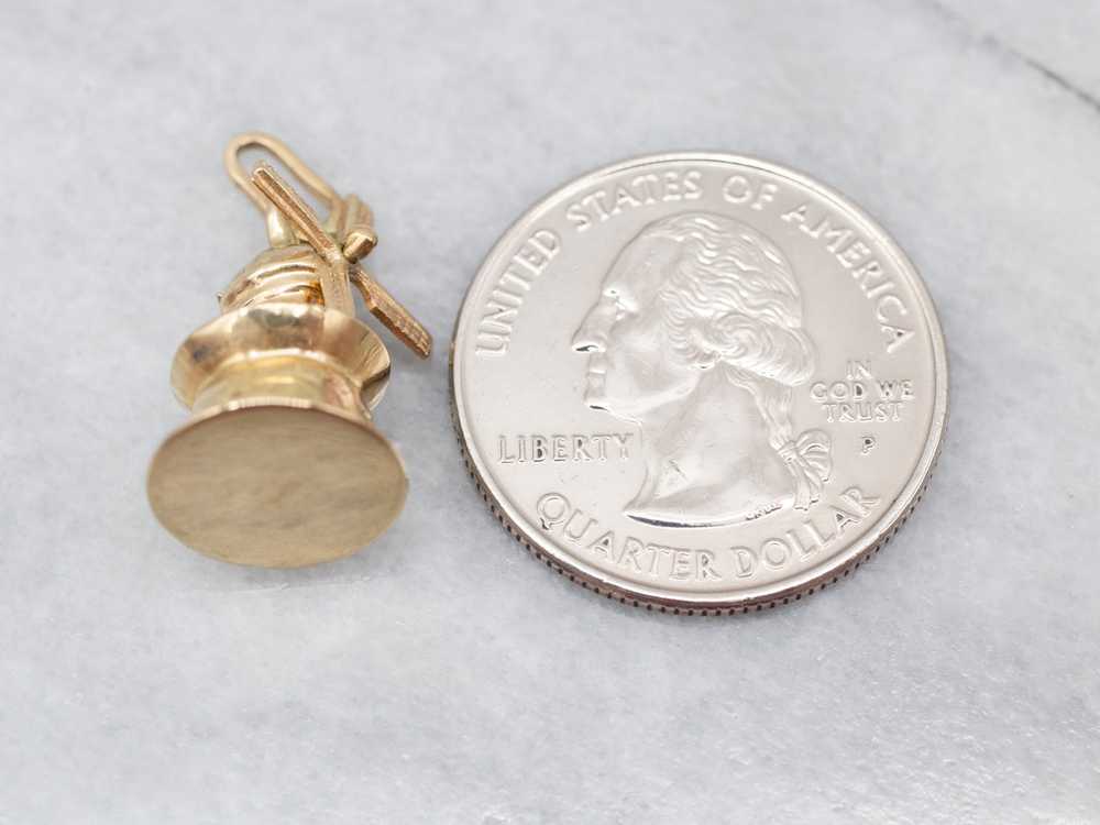 Sweet Yellow Gold Windmill Charm - image 4