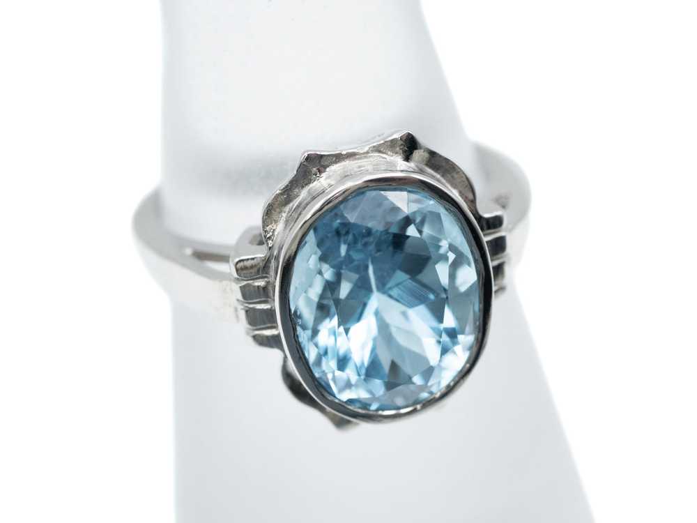 The Blue Topaz Peggy Ring - image 3