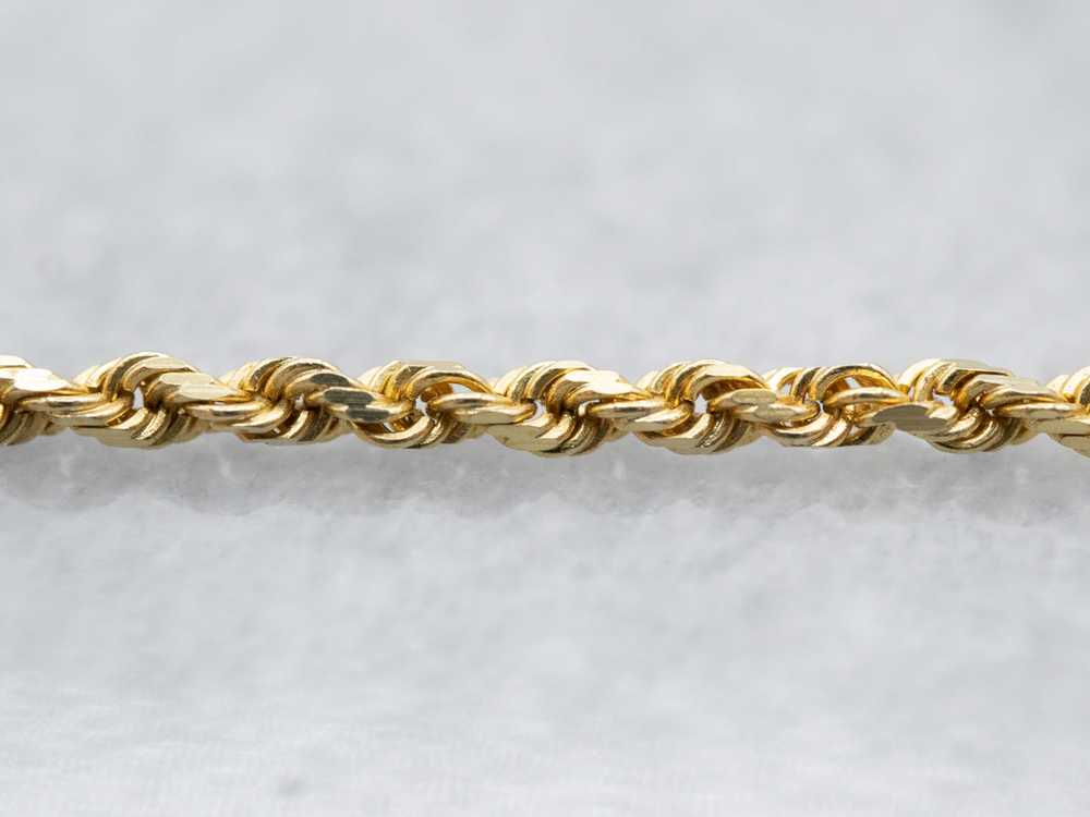 18-Karat Gold Rope Twist Chain - image 4