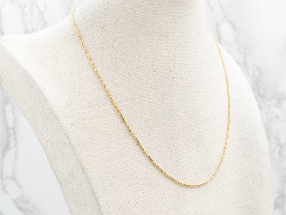 18-Karat Gold Rope Twist Chain - image 5