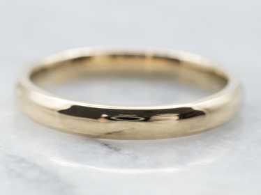 Classic Yellow Gold Band - image 1