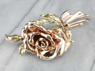 Vintage Tiffany & Co. Rose Brooch - image 1